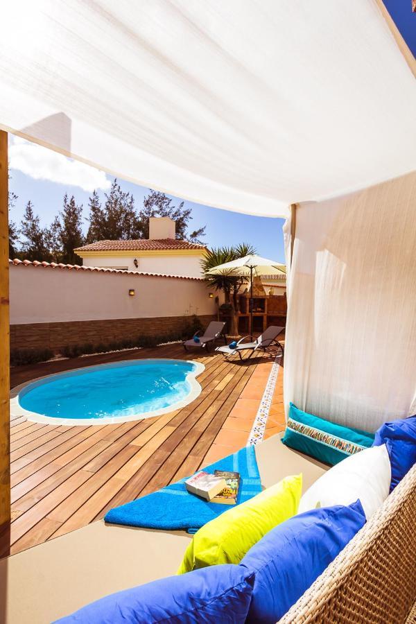 Villa Hibiscus Centrum Corralejo Beach Private Pool Family Bagian luar foto